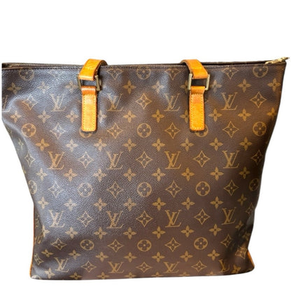 Louis Vuitton Monogram Cabas Mezzo Tote – Vintage Classic with COA