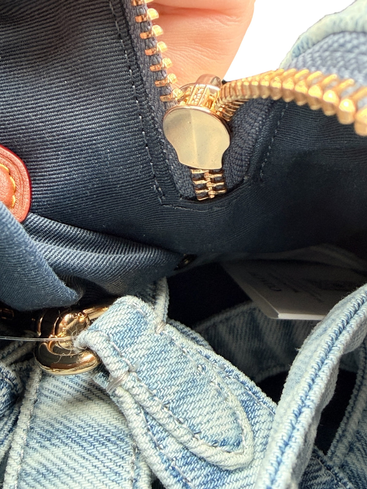 Coach Denim Rowan Crossbody NWOT