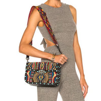 Valentino Garavani Rockstud Beaded Santeria Shoulder Bag NWT