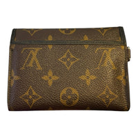 Rare Louis Vuitton Monogram Macassar Tri-Fold Wallet Brown and Black