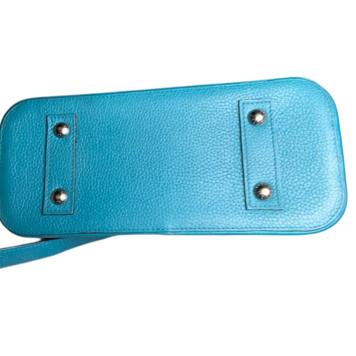 Louis Vuitton Teal Taurillon Leather Alma PM Crossbody Shoulder Bag