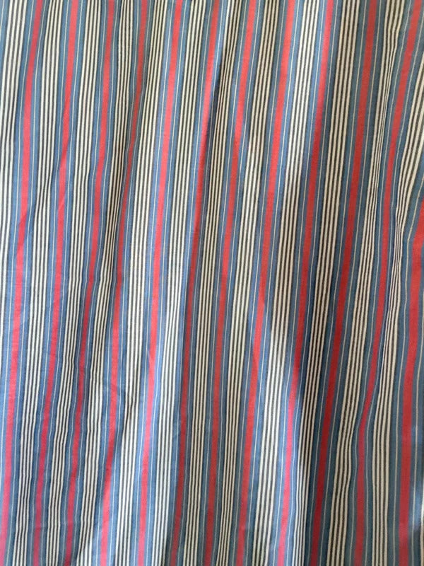 Vintage Ranch & Town Western Pearl Snap Shirt Red Blue Men’s Large Sku1058