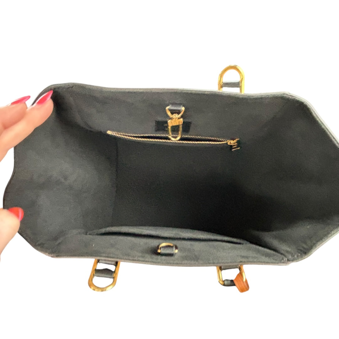 Louis Vuitton Monogram Canvas Fold-Over Satchel Crossbody Khaki Green Leather