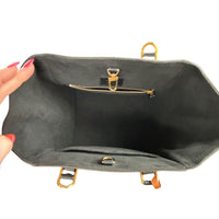 Louis Vuitton Monogram Canvas Fold-Over Satchel Crossbody Khaki Green Leather