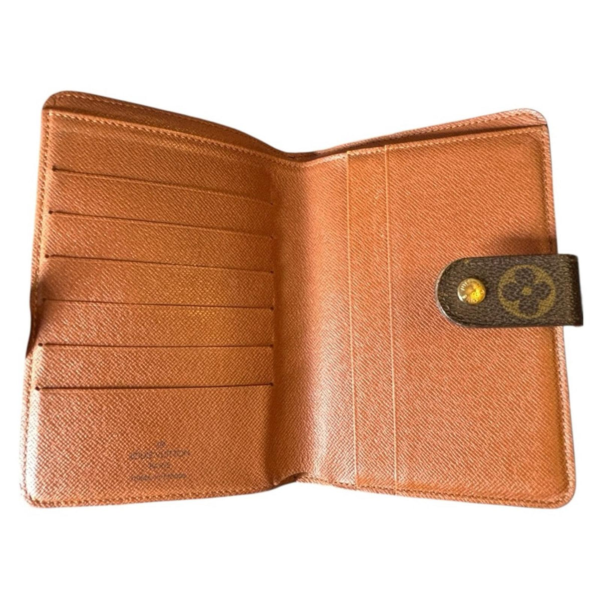 Louis Vuitton Porte-Papier Zippé Monogram Wallet Brown