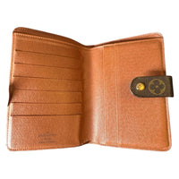 Louis Vuitton Porte-Papier Zippé Monogram Wallet Brown