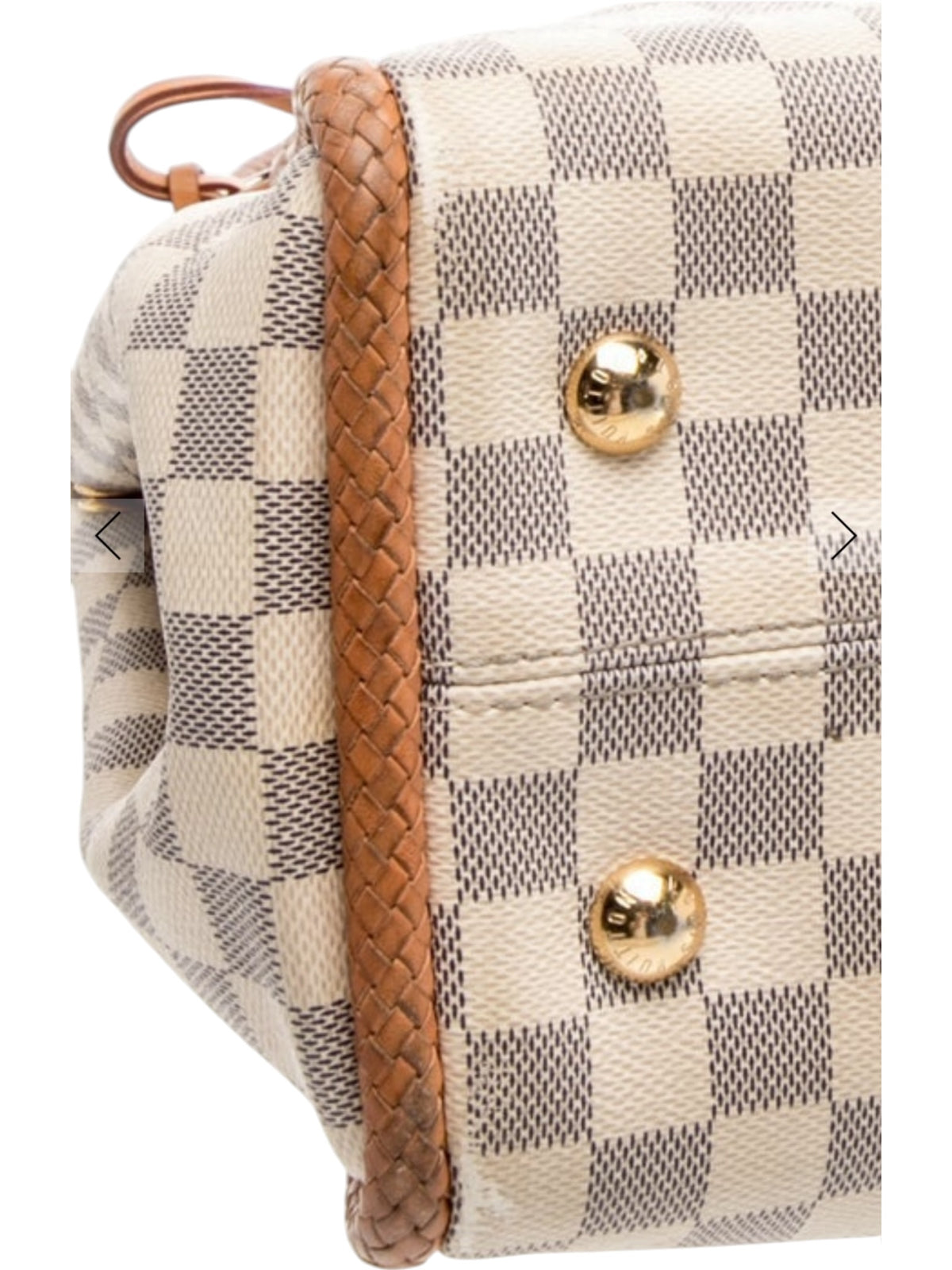 Louis Vuitton Damier Azur Braided Tassel Tote