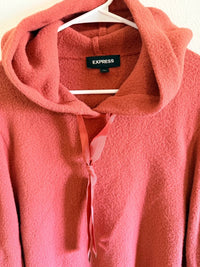 Express Coral Pink Hooded Sweater XL SKUO