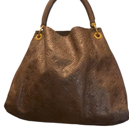 Louis Vuitton RARE Limited Edition Python Artsy MM Tote