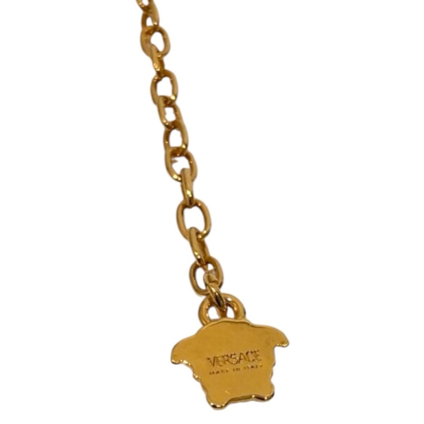 VERSACE Medusa Gold Pendant Necklace – Made in Italy