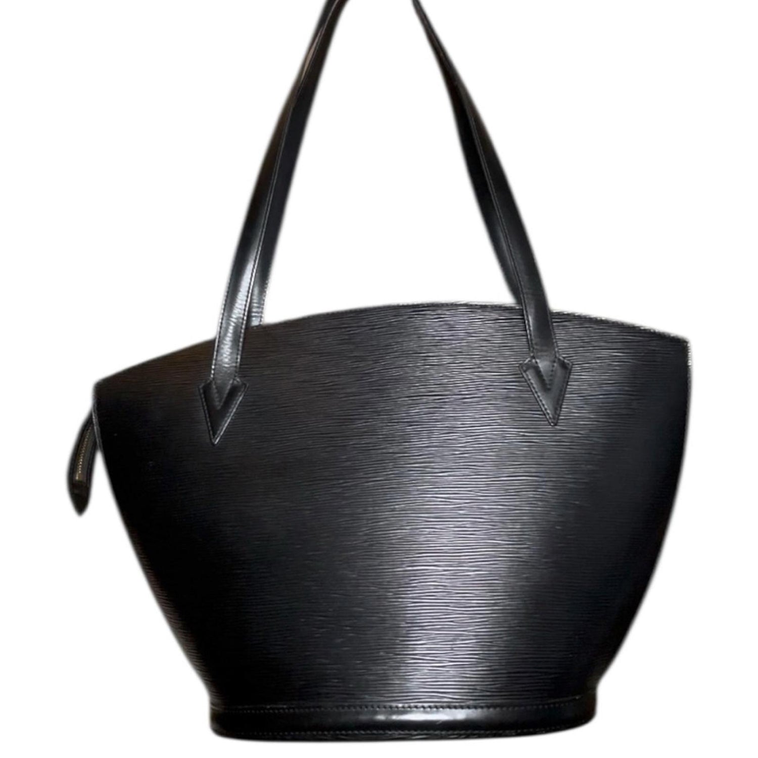 Louis Vuitton Saint Jacques GM Shoulder Bag Black Epi Leather