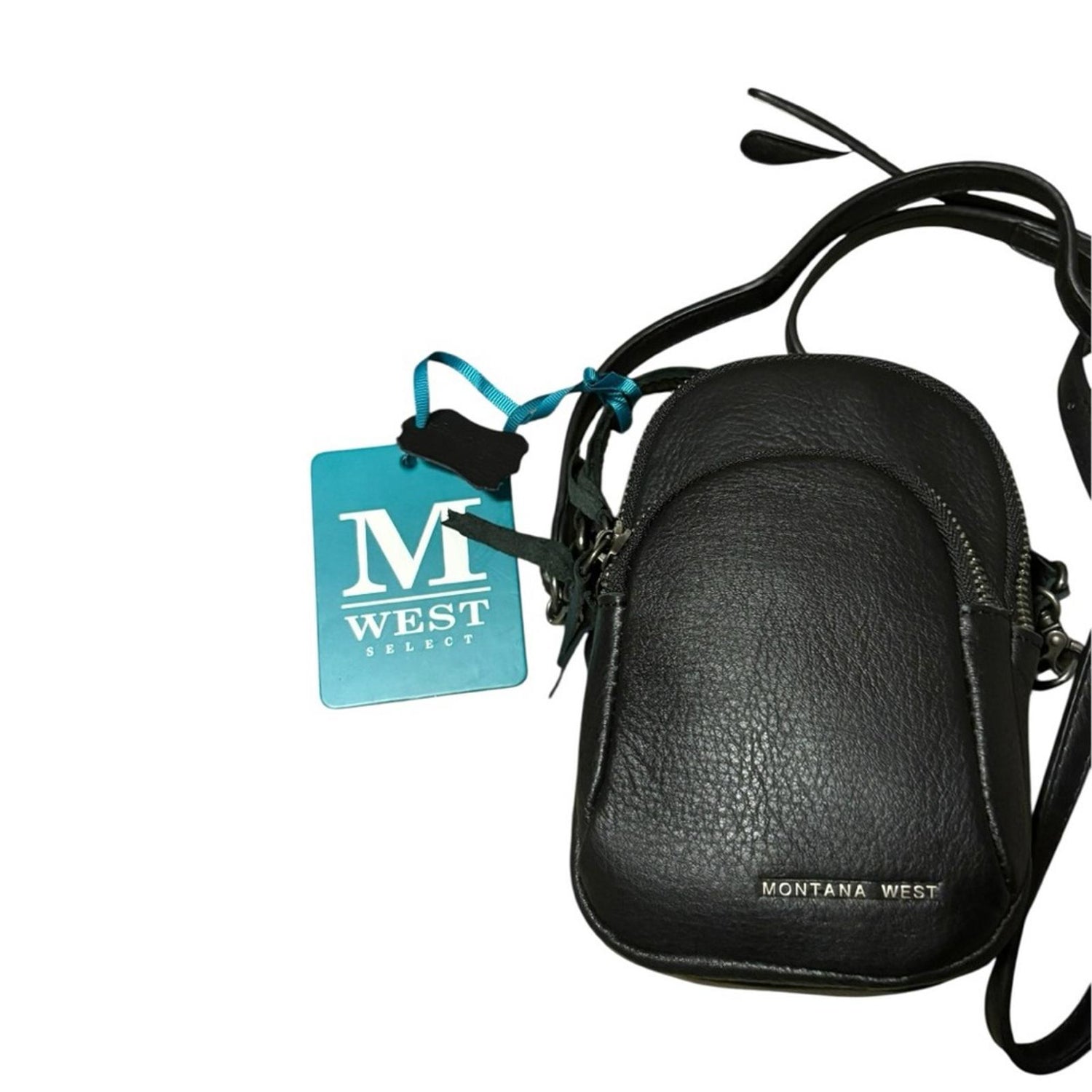 Montana West Black Leather camera crossbody Bag