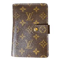 Louis Vuitton Porte-Papier Zippé Monogram Wallet Brown