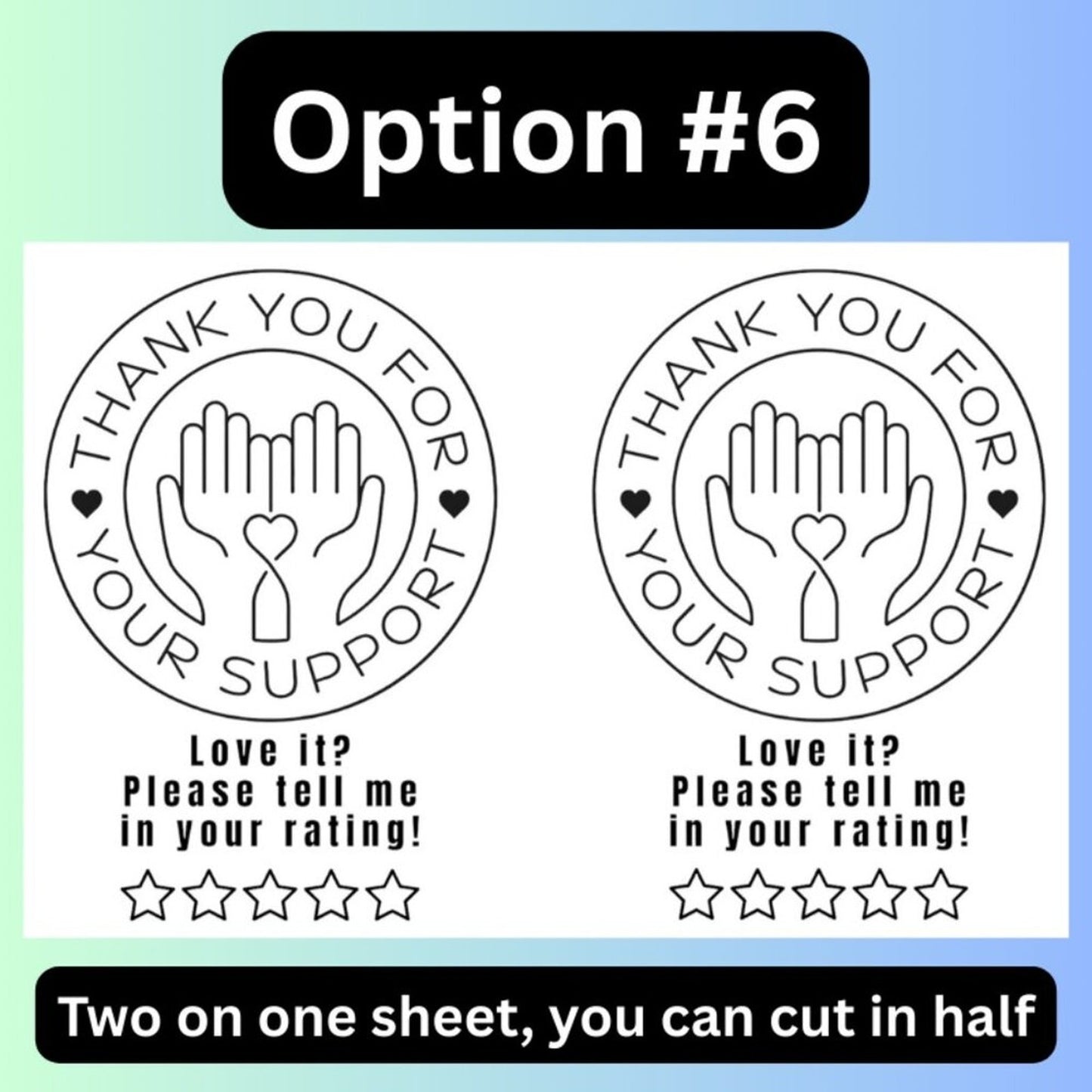100 4x6 Sticker Labels for sellers to add to packages for shipping