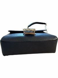 Gucci Black Leather Crossbody with Gold Chain