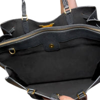 Louis Vuitton Calfskin Lockmeto Tote Black gold hardware