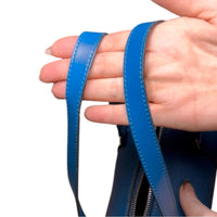 Louis Vuitton Epi Soufflot Handbag Toledo Blue Leather