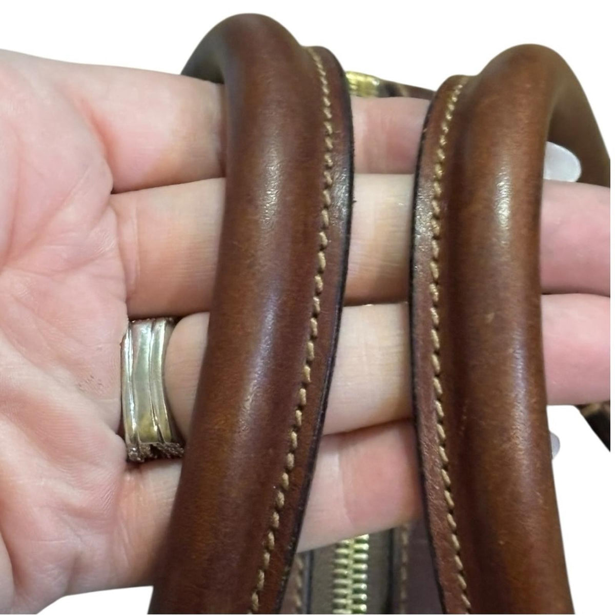 Dolce & Gabbana Leopard Print Boston Bag