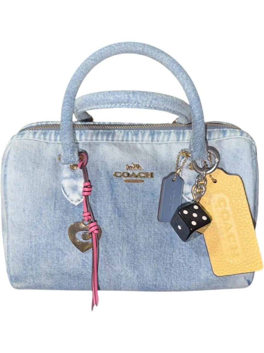 Coach Denim Rowan Satchel Crossbody NWOT
