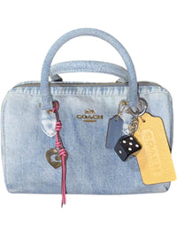 Coach Denim Rowan Satchel Crossbody NWOT
