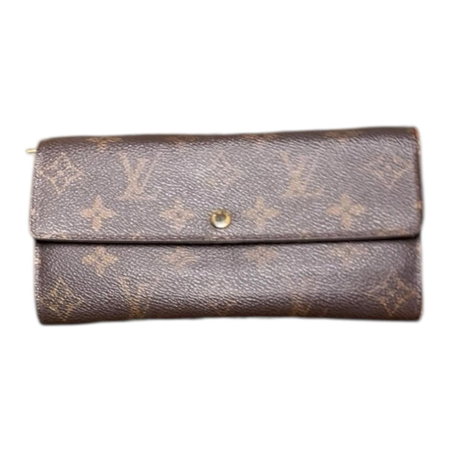 Louis Vuitton Sarah Wallet Monogram Canvas Brown w/Box & COA