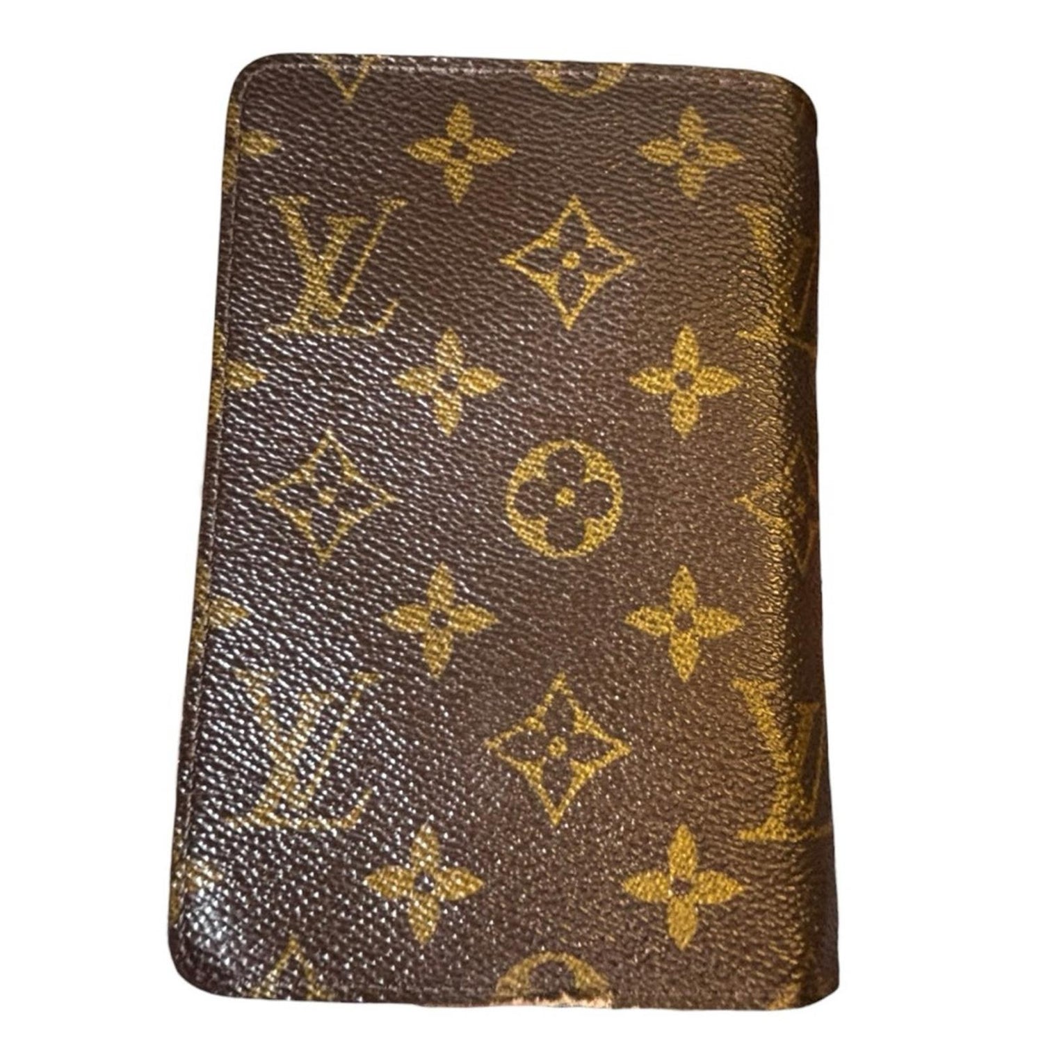 Louis Vuitton Porte-Papier Zippé Monogram Wallet Brown