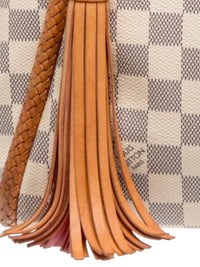 Louis Vuitton Damier Azur Braided Tassel Tote