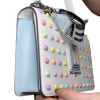 Karl Lagerfeld Paris Simone Flap Crossbody Leather Shoulder Bag