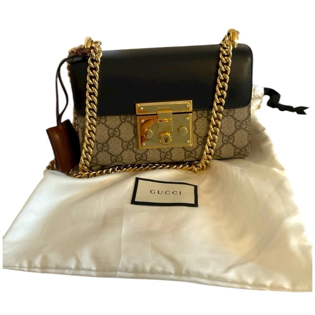 Gucci Padlock GG Supreme Small Shoulder Bag Full Inclusion