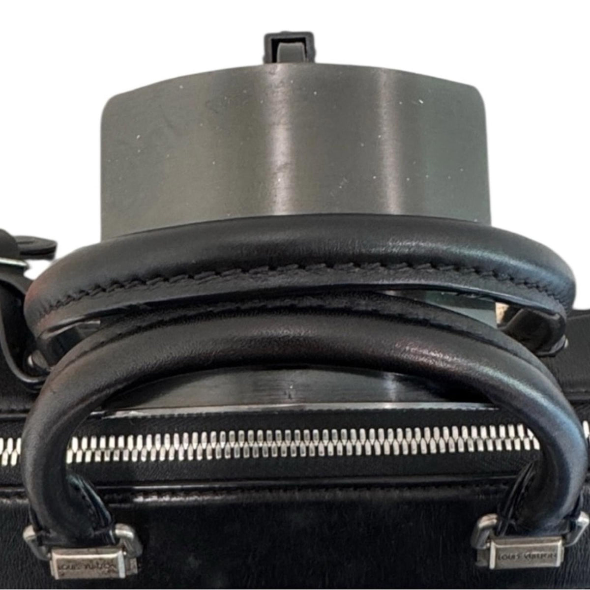 Louis Vuitton Limited Edition Leopard Velvet Speedy 30 Bag Black Leather Trim