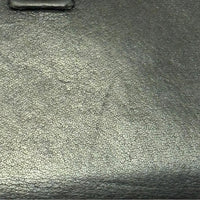 Saint Laurent Paris Black Leather Key Holder Gold YSL Logo