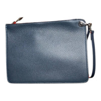 Christian Louboutin Cabata East West Tote Leather Large Navy Blue with Pouch