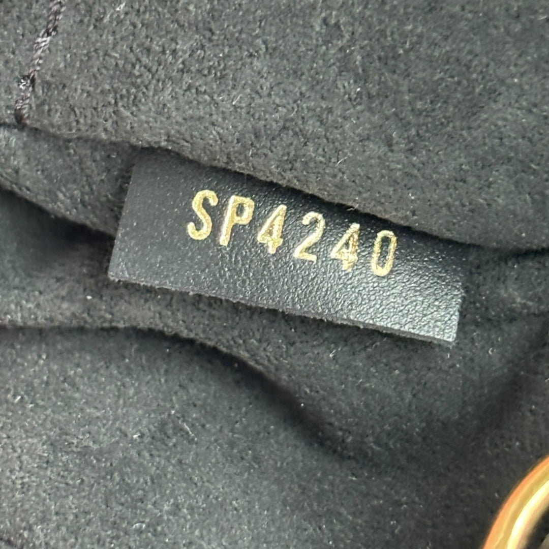 Louis Vuitton Monogram Canvas Fold-Over Satchel Crossbody Khaki Green Leather