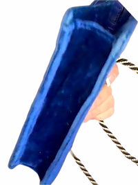 Gucci Blue Velvet G-Clasp Shoulder Clutch