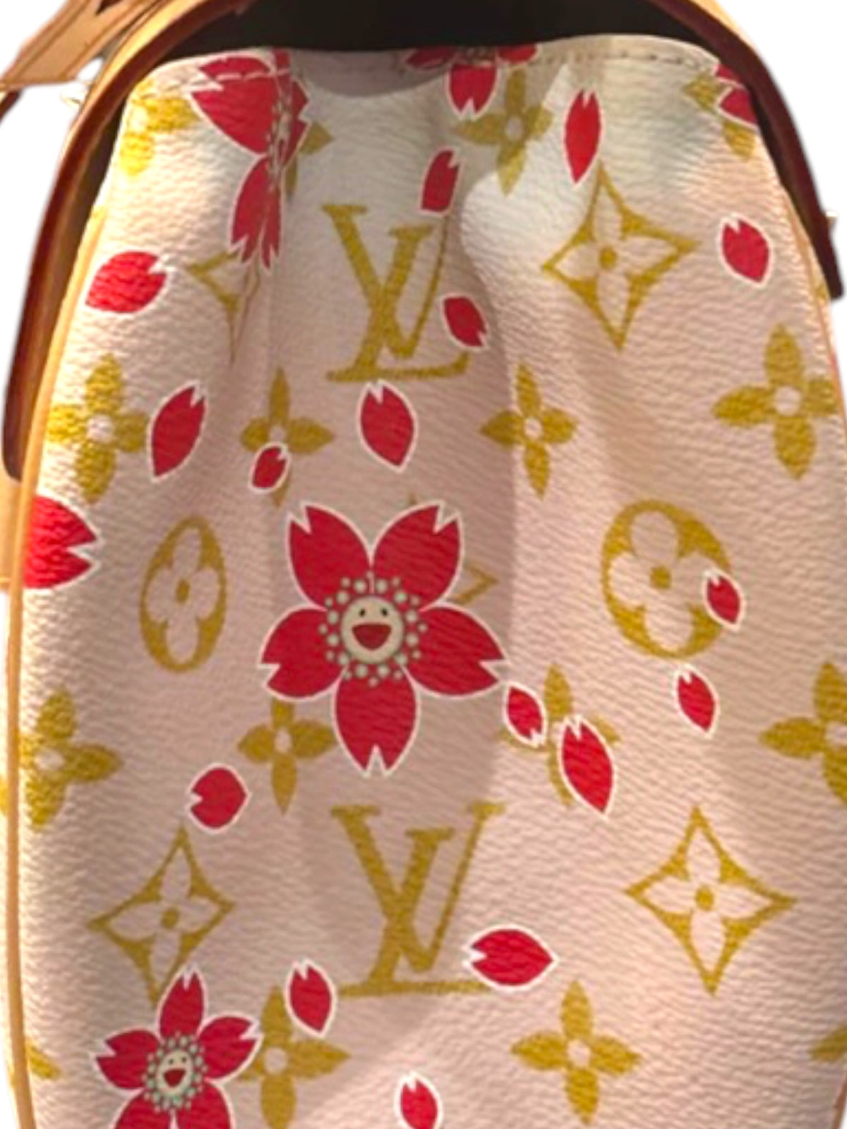 Louis Vuitton Cherry Blossom Sac Retro PM Monogram Handbag Takashi Murakami