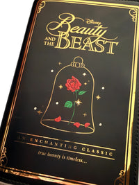 Kate Spade Disney Beauty and the Beast 3D Book Crossbody Bag Black Gold NWT