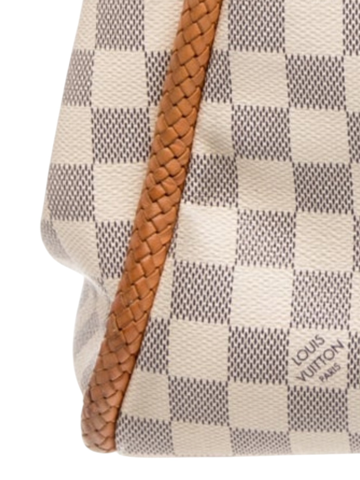 Louis Vuitton Damier Azur Braided Tassel Tote