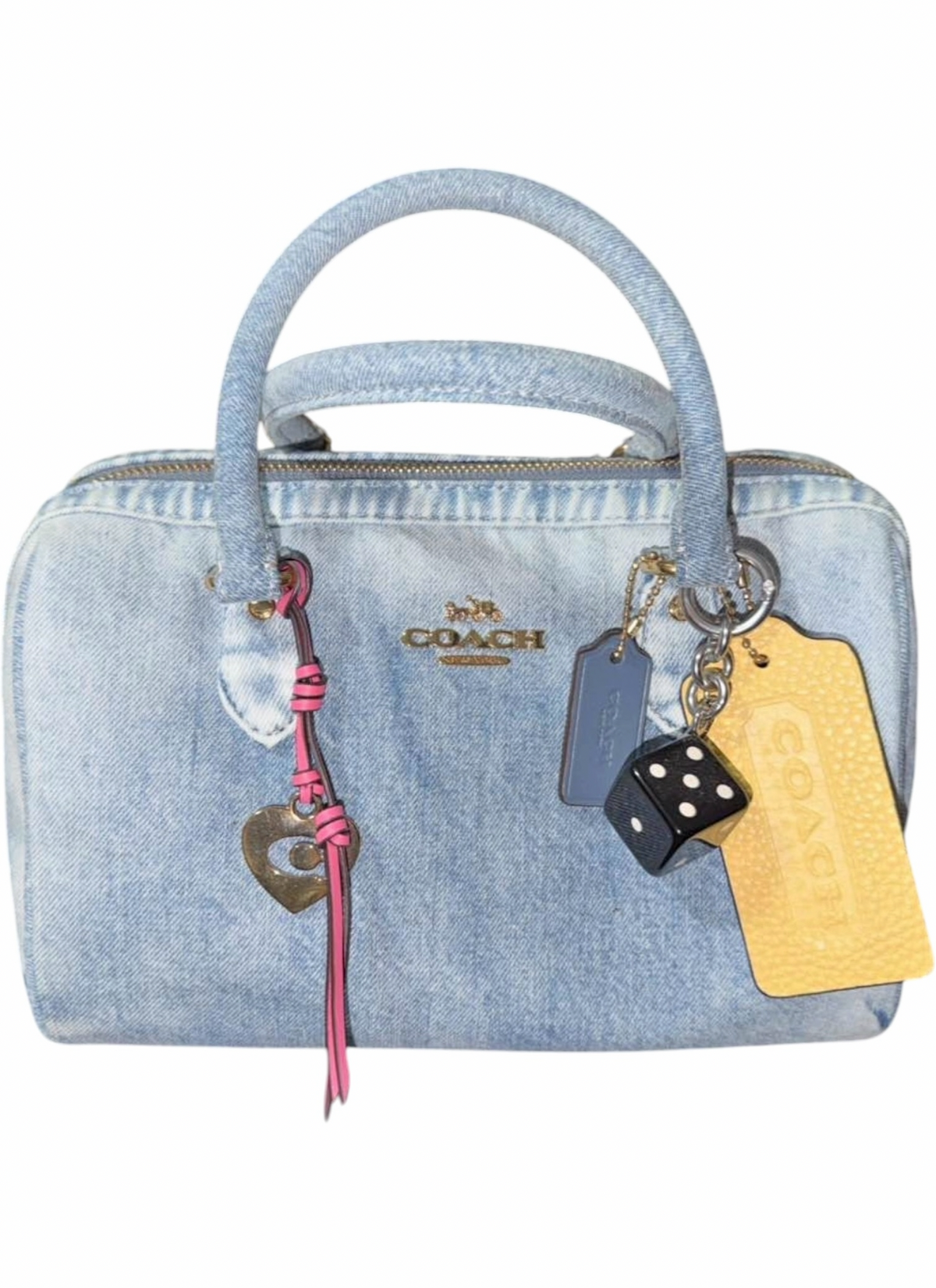 Coach Denim Rowan Crossbody NWOT