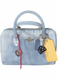 Coach Denim Rowan Crossbody NWOT