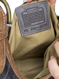 Coach Vintage Denim and Suede Crossbody