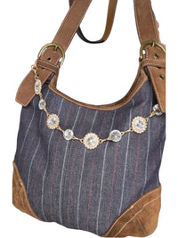 Coach Vintage Denim and Suede Crossbody