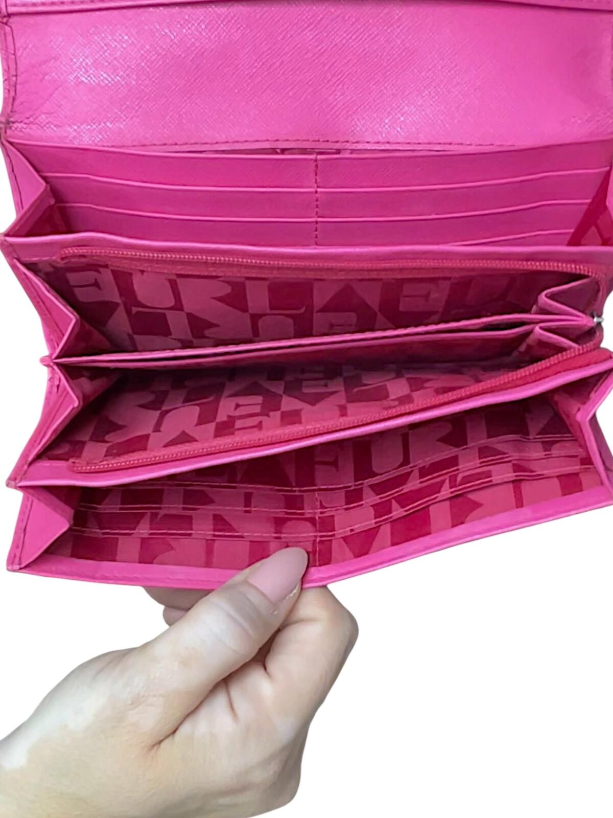 Furla Pink Leather Wallet