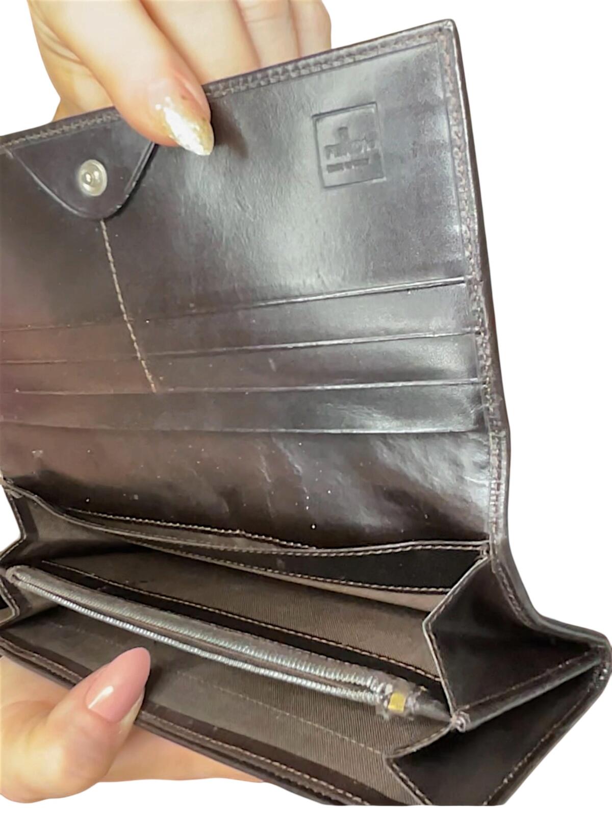 Fendi Vintage Brown Monogram Wallet
