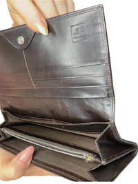 Fendi Vintage Brown Monogram Wallet