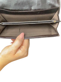 Fendi Vintage Brown Monogram Wallet