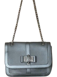 Christian Louboutin Sweet Charity shoulder bag in black grained leather