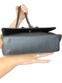 Christian Louboutin Sweet Charity shoulder bag in black grained leather