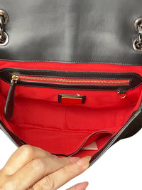 Christian Louboutin Sweet Charity shoulder bag in black grained leather