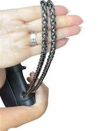 Christian Louboutin Sweet Charity shoulder bag in black grained leather