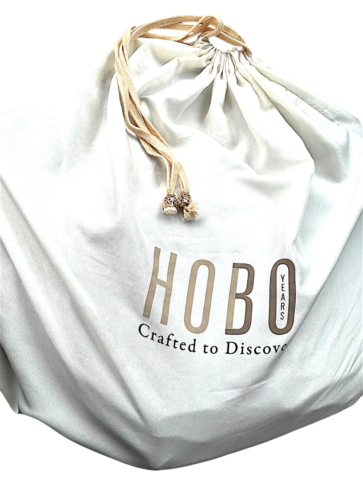 Hobo Giorgia Black Leather Shoulder Bag Slouchy Hobo Cutout Handle